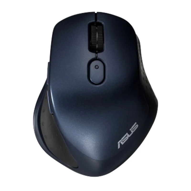 ASUS MW203 Multi-Device Wireless Silent Mouse/Ergonomická/Optická/Pro praváky/2 400 DPI/USB+BT/Modrá 90XB06C0-BMU010