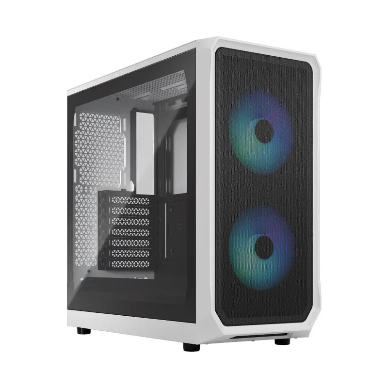 Fractal Design Focus 2 RGB White TG Clear Tint/Midi Tower/Transpar./Černá a bílá FD-C-FOC2A-04