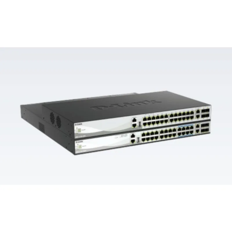D-Link DMS-3130-30PS/E L3 Stck. Mng. Multi-Gig switch 16x 2.5G PoE+,8x 5G PoE++,2x 10G,4x 25G SFP28 DMS-3130-30PS/E
