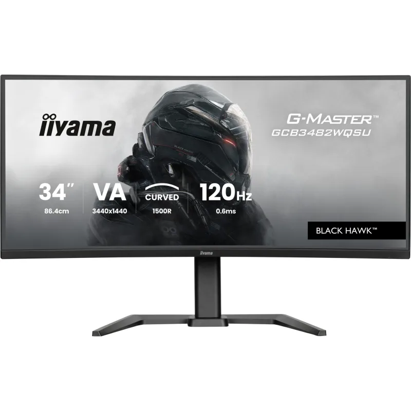 iiyama G-Master/GCB3482WQSU-B1/34"/VA/wQHD/120Hz/0,6ms/Black/3R GCB3482WQSU-B1