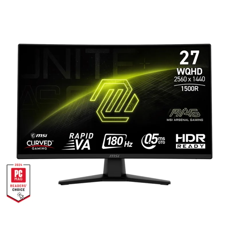 MSI MAG/274CQF/27"/VA/QHD/180Hz/0,5ms/Černá/3R MAG 274CQF