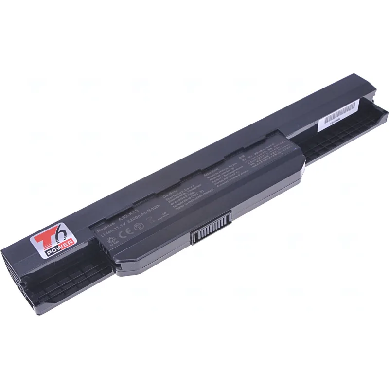 Baterie T6 Power Asus K43, K53, K84, A43, A53, A54, P43, P53, X43, X53, X54, 5200mAh, 58Wh, 6cell NBAS0070