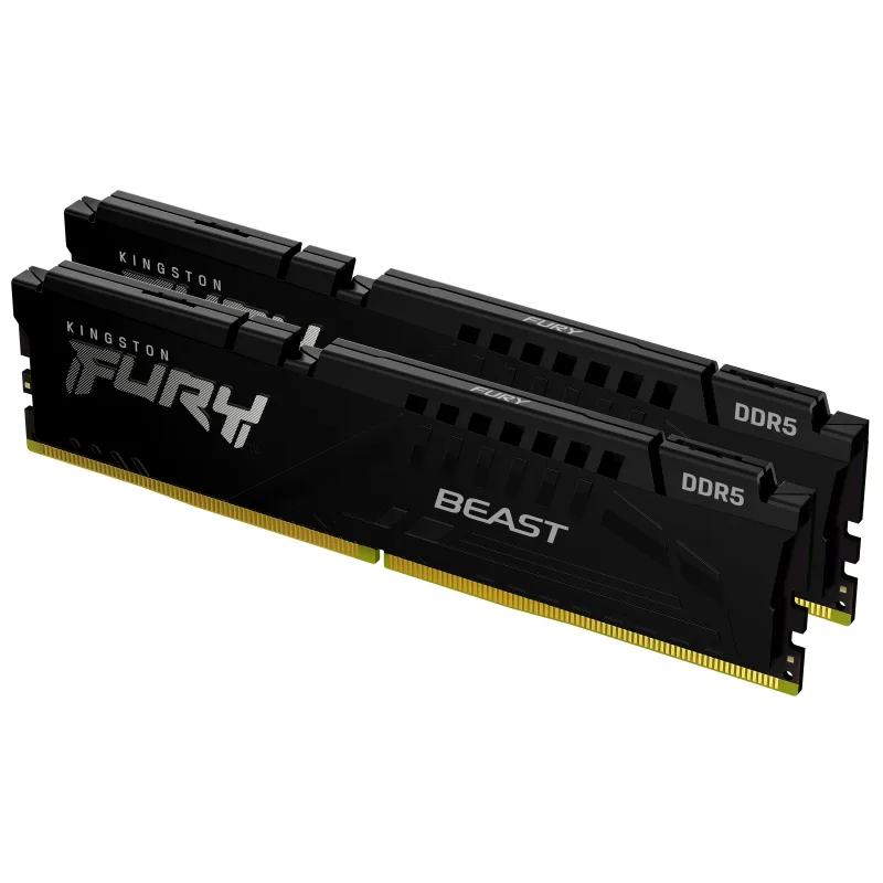 Kingston FURY Beast/DDR5/64GB/5200MHz/CL40/2x32GB/Black KF552C40BBK2-64