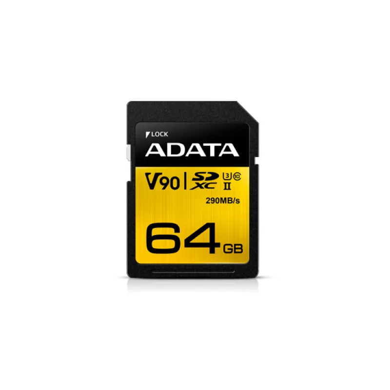 ADATA Adata/SDXC/64GB/UHS-II U3 / Class 10 ASDX64GUII3CL10-C
