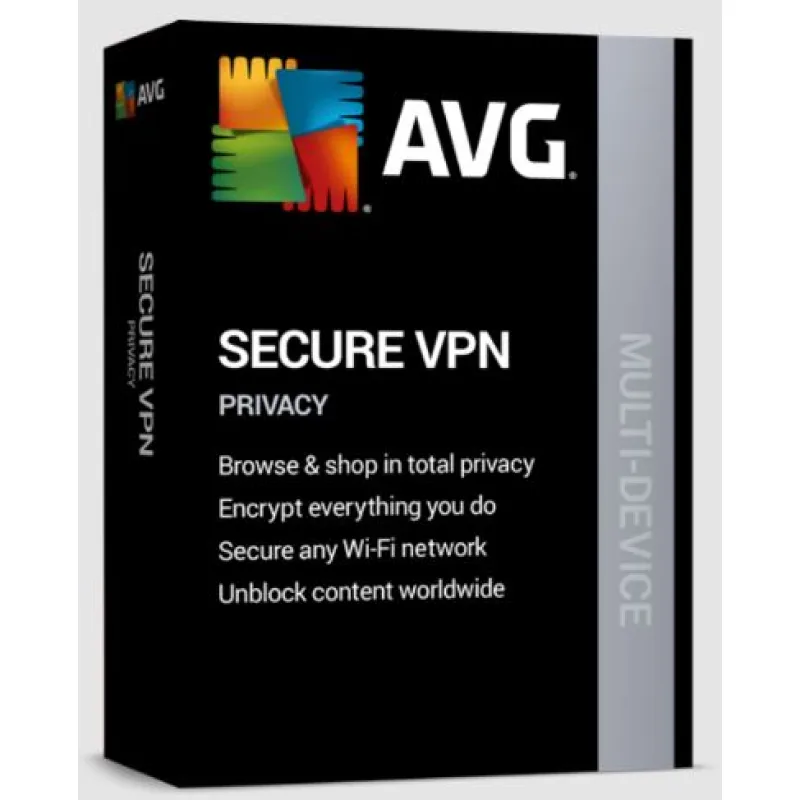 AVG Secure VPN (Multi-device, up to 10 device) 1 Year svd.10.12m