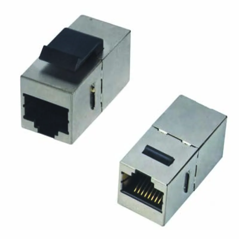 DATACOM Spojka panel STP 2 x RJ45 (8p8c) Cat5e,přímá,plast 4242