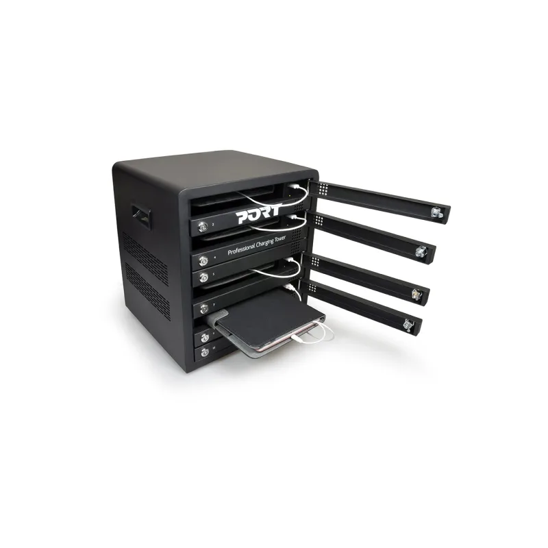 NONAME PORT CONNECT CHARGING CABINET 10 UNITS individual door lock, černý 901954