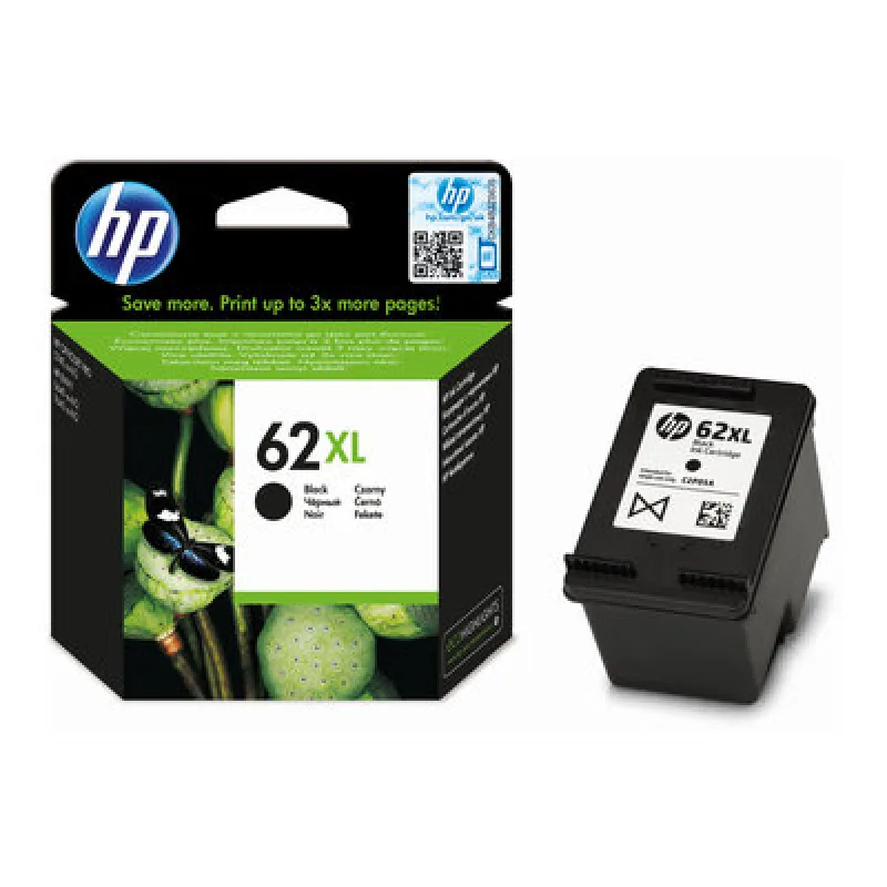HP 62XL inkoustová náplň černá(C2P05AE) C2P05AE