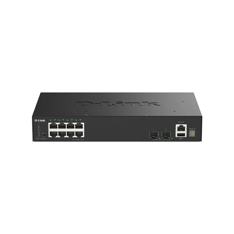 D-Link DGS-1530-10/E 8 Ports GE + 2 Ports 10G SFP+ Smart Managed Switch DGS-1530-10/E