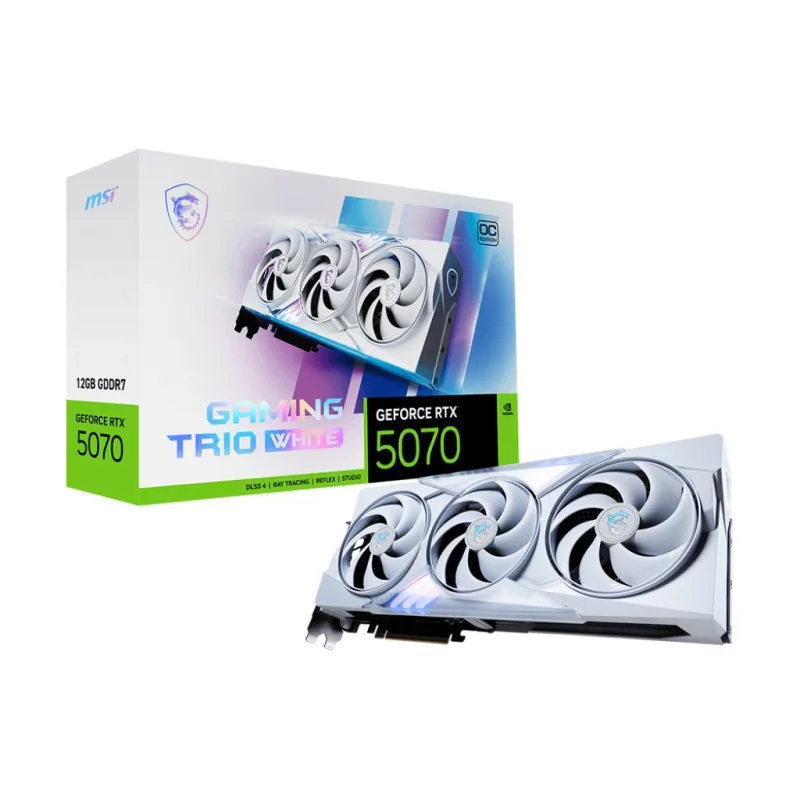 MSI GeForce RTX 5070 TRIO WHITE/Gaming/OC/12GB/GDDR7 G5070-12GTCW