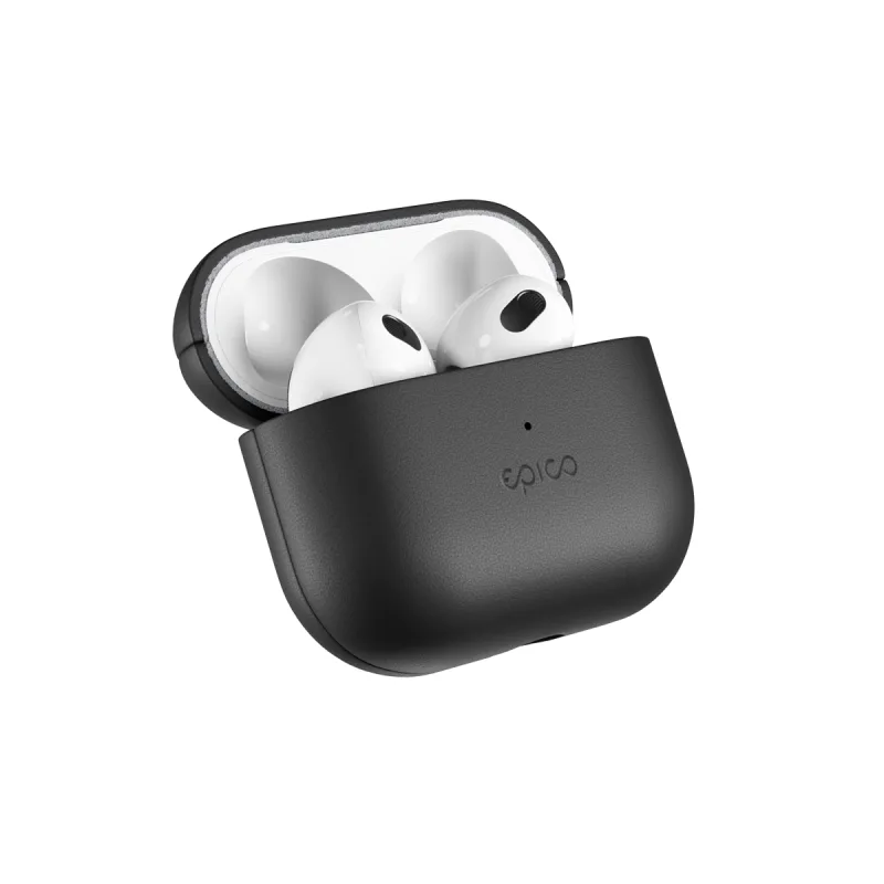 Epico Leather Case Airpods 3 - černá 9911131300039