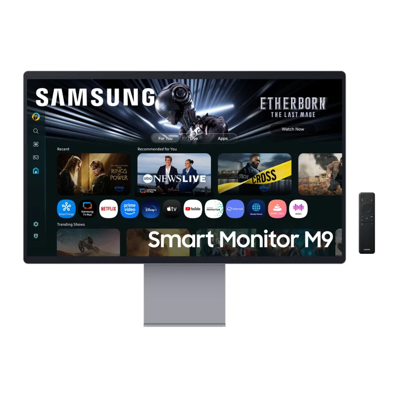 Samsung Smart Monitor/M90SF/32"/OLED/4K UHD/165Hz/0,03ms/Stříbrná/2R LS32FM900SUXDU