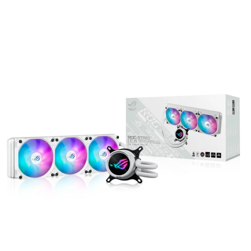 ASUS ROG STRIX LC III 360 ARGB LCD WHT 90RC00W2-M0UAY0