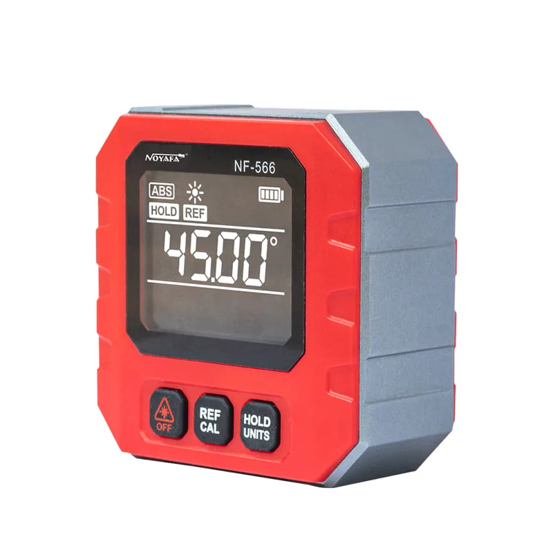 W-Star Digitální úhloměr WSNF566, magnet, 4x90°, stupně, %, mm/m WSNF566