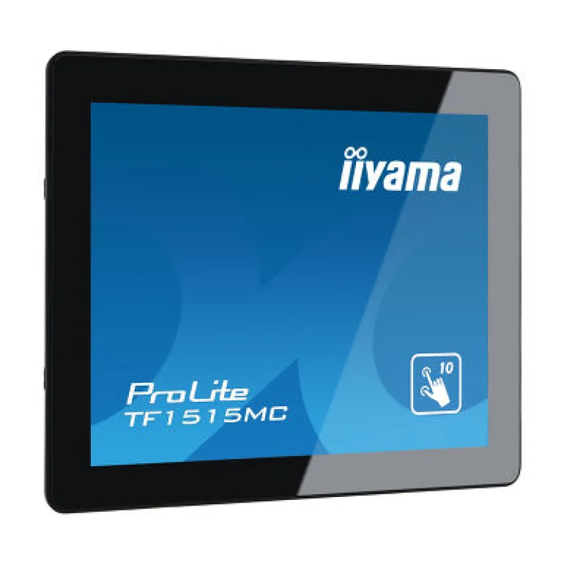 15" iiyama TF1515MC-B2: TN, XGA, capacitive, 10P, 350cd/m2, VGA, DP, HDMI, černý TF1515MC-B2