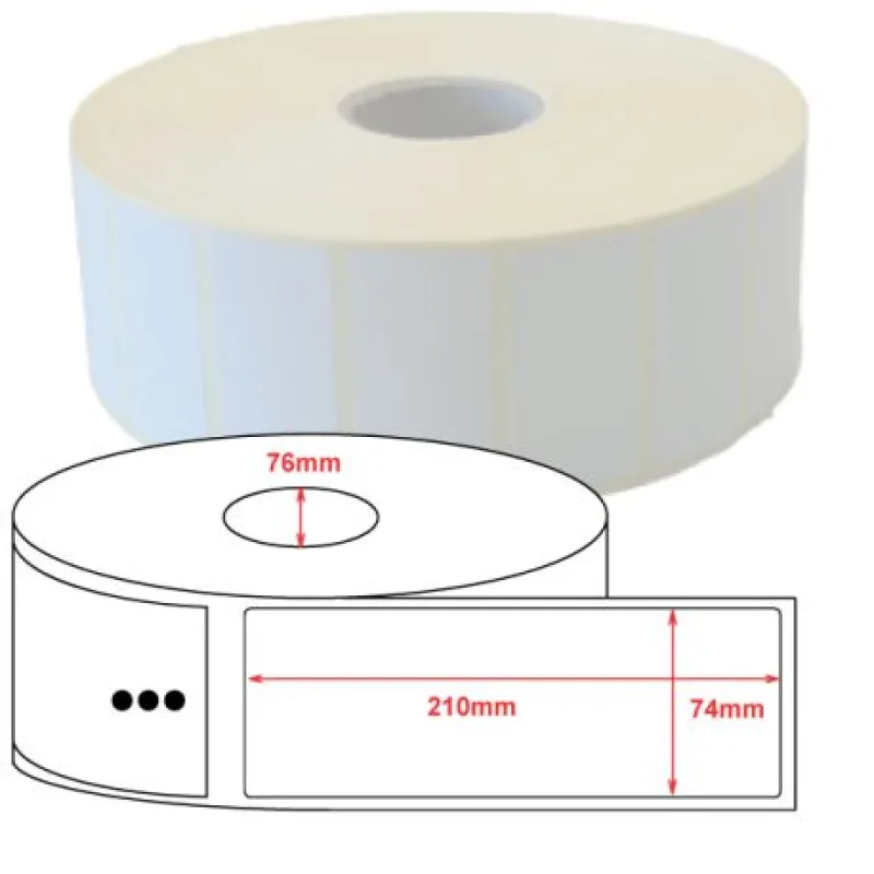 ZEBRA Z-Select 2000T 74 x210,800 ks/role,6rolí/balení 3005869