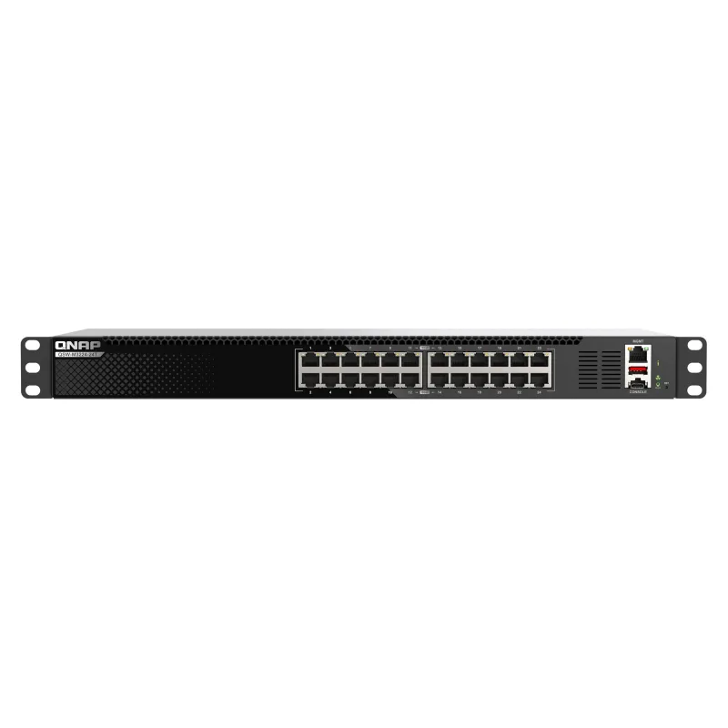 QNAP L3 Lite řízený switch QSW-M3224-24T (24x 10GbE port - podpora rychlostí: 10G/5G/2,5G/1G/100M) QSW-M3224-24T