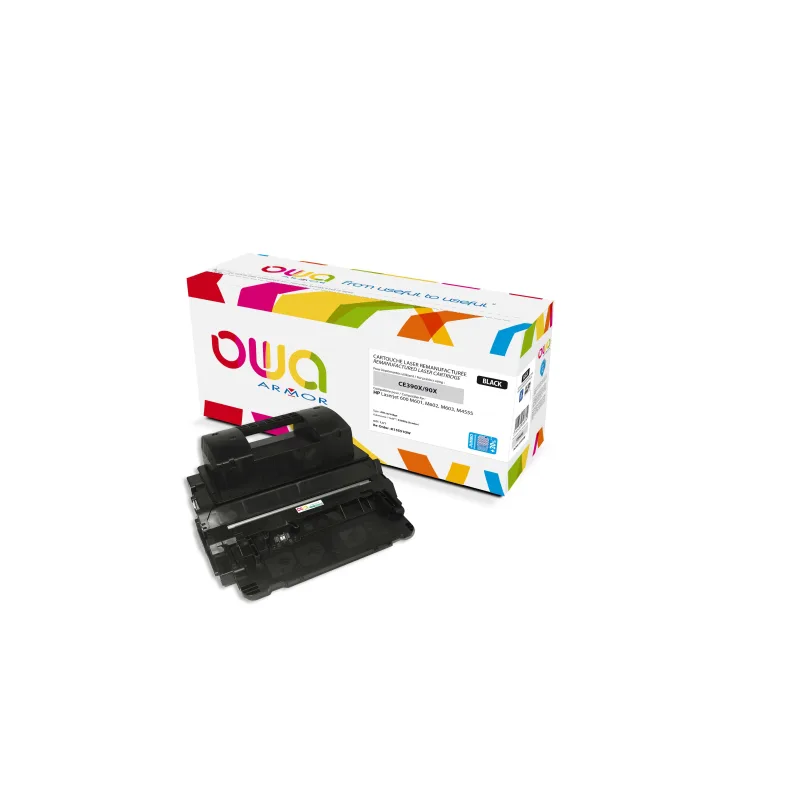 OWA Armor toner kompatibilní s HP LJ M60x, CE390X, 32000st, černá/black K15551OW