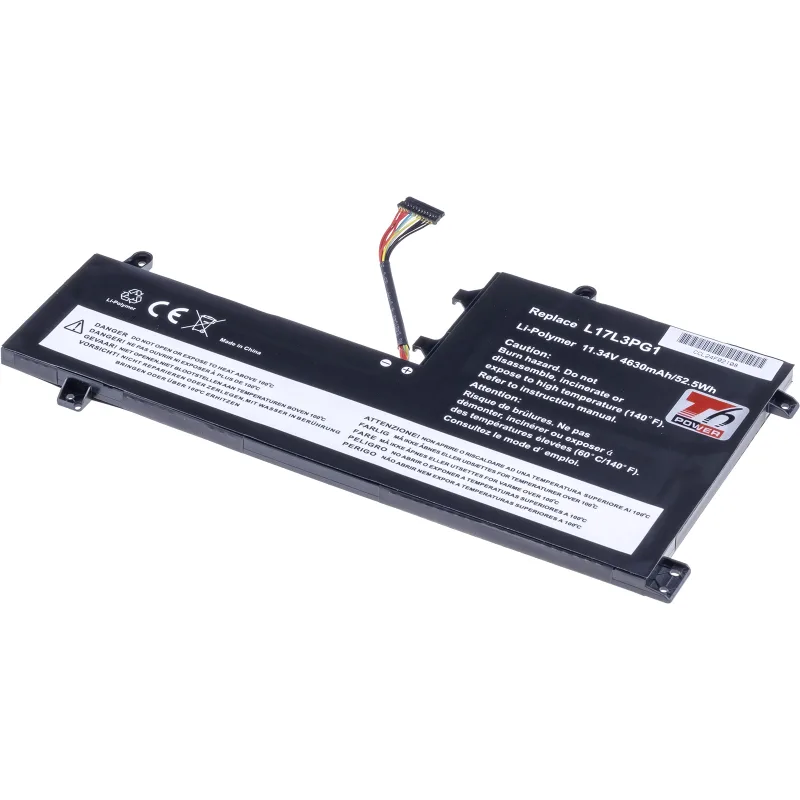 Baterie T6 Power pro Lenovo Legion Y530-15ICH, Y540-15IRH, Y7000, 4630mAh, 52Wh, 3cell, Li-pol NBIB0200