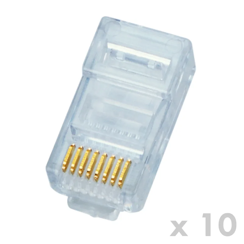 DATACOM Konektor RJ45 UTP 8p8c Cat5e 10ks (drát) 4121
