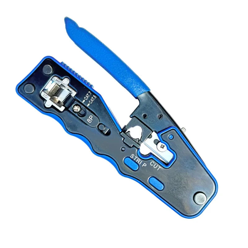 W-Star Krimpovací kleště RJ45 EZ WS7318R profesionální kleště Cat7, Cat6, Cat5, STP WS7318R