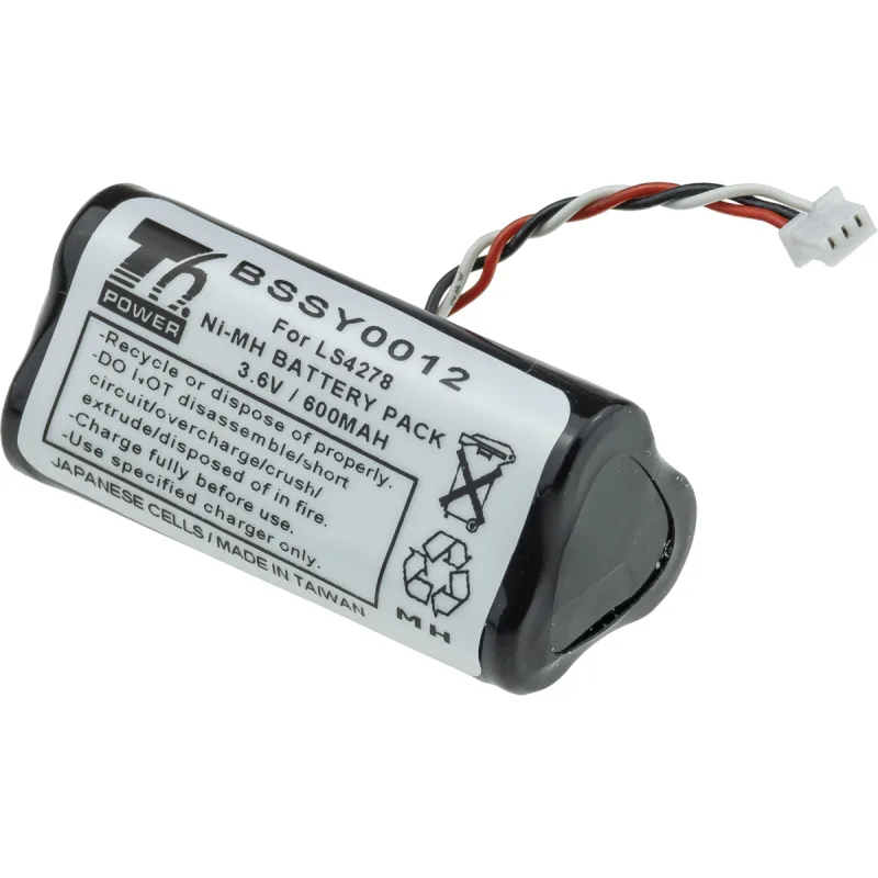 Baterie T6 Power Symbol Motorola Zebra LI4278, LS4278, DS6878, 600mAh, 2,16Wh, Ni-Mh BSSY0012
