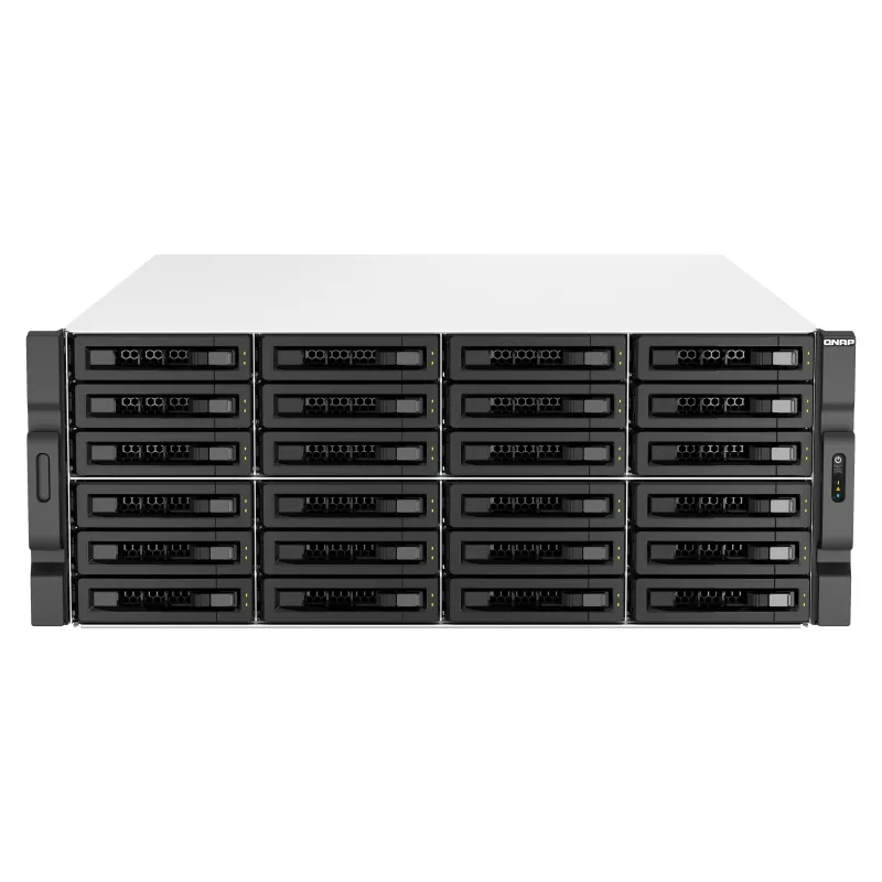 QNAP TS-h3087XU-RP-E2378-64G (Xeon 4,8GHz, ZFS, 64GB ECC RAM, 24x 3,5" + 6x2,5", 2x 2,5GbE, 2x10GbE) TS-h3087XU-RP-E2378-64G