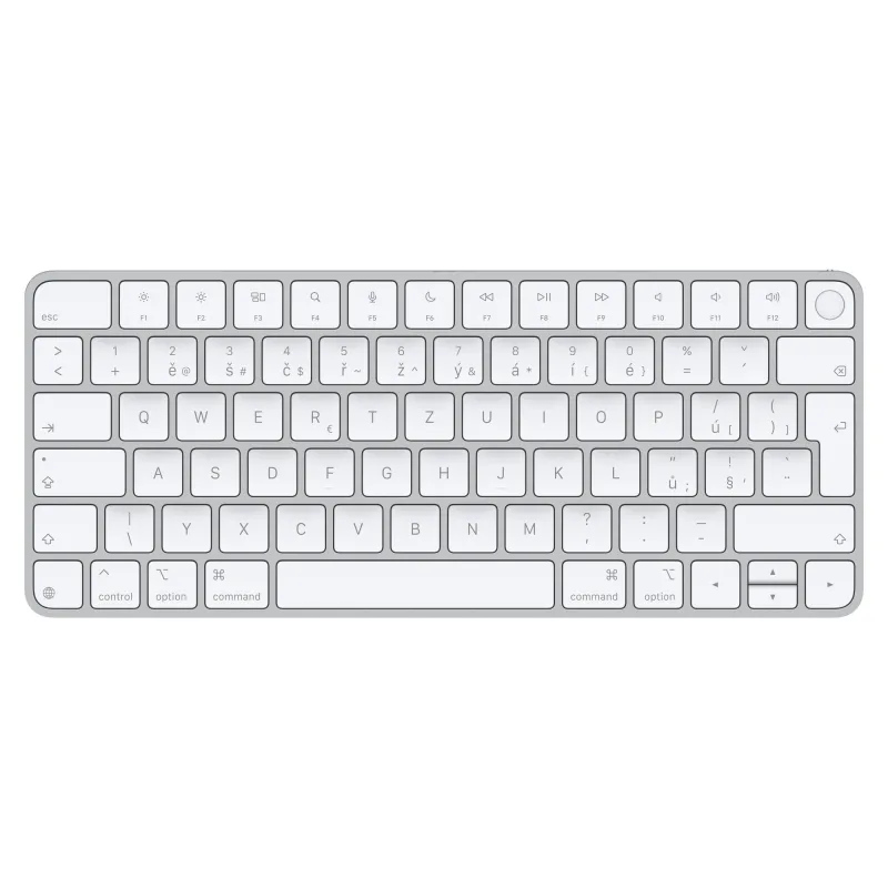 Apple Magic Keyboard Touch ID/Bezdrátová Bluetooth/CZ layout/Bílá MXCK3CZ/A