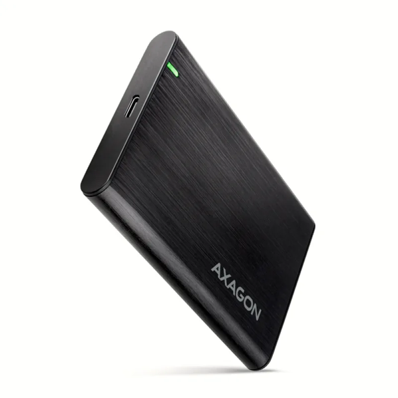 AXAGON EE25-A6C, USB-C 3.2 Gen 1 - SATA 6G 2.5" kovový RAW box, bezšroubkový EE25-A6C