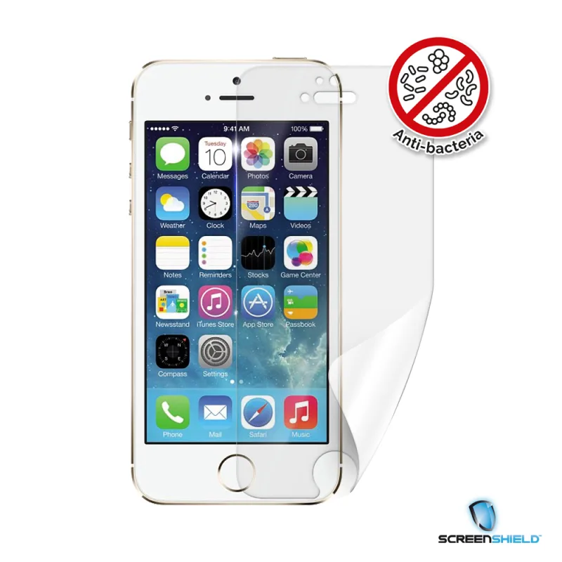 Screenshield Anti-Bacteria APPLE iPhone 5 folie na displej APP-IPH5AB-D