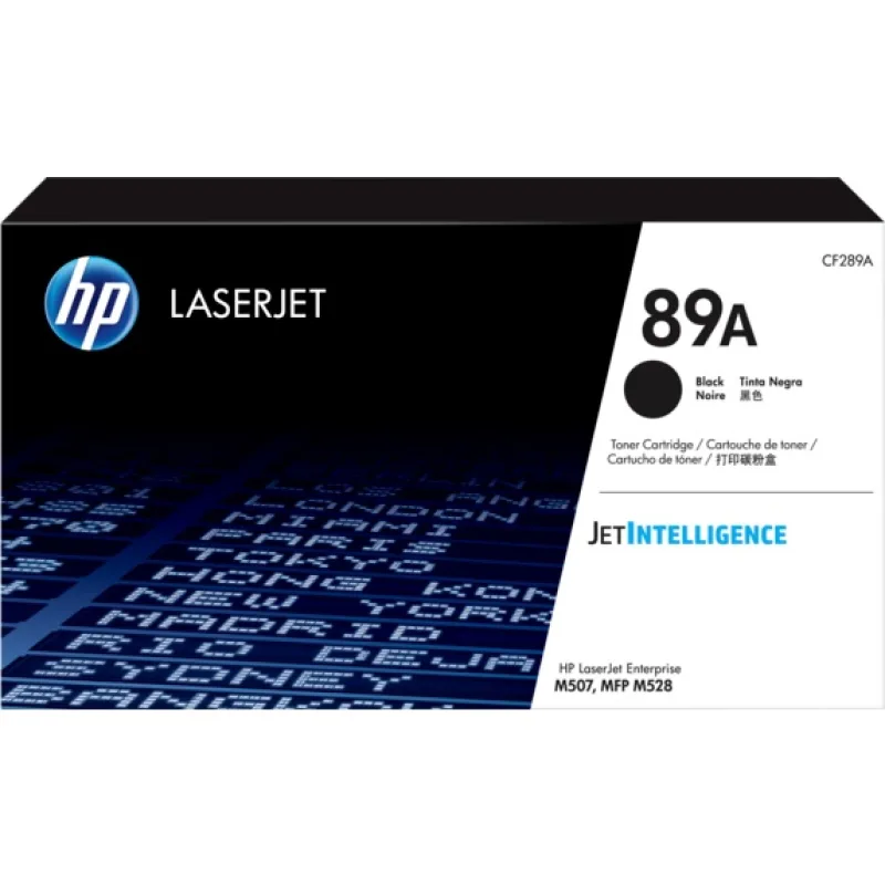 HP 89A Black LaserJet Toner, CF289A CF289A