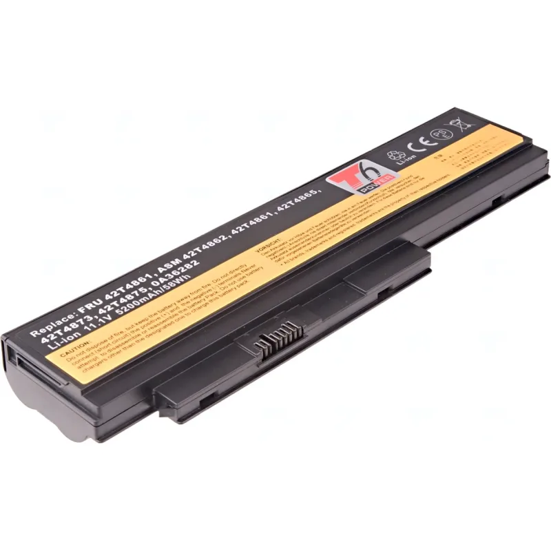 Baterie T6 Power Lenovo ThinkPad X220, X220i, 5200mAh, 58Wh, 6cell NBIB0100