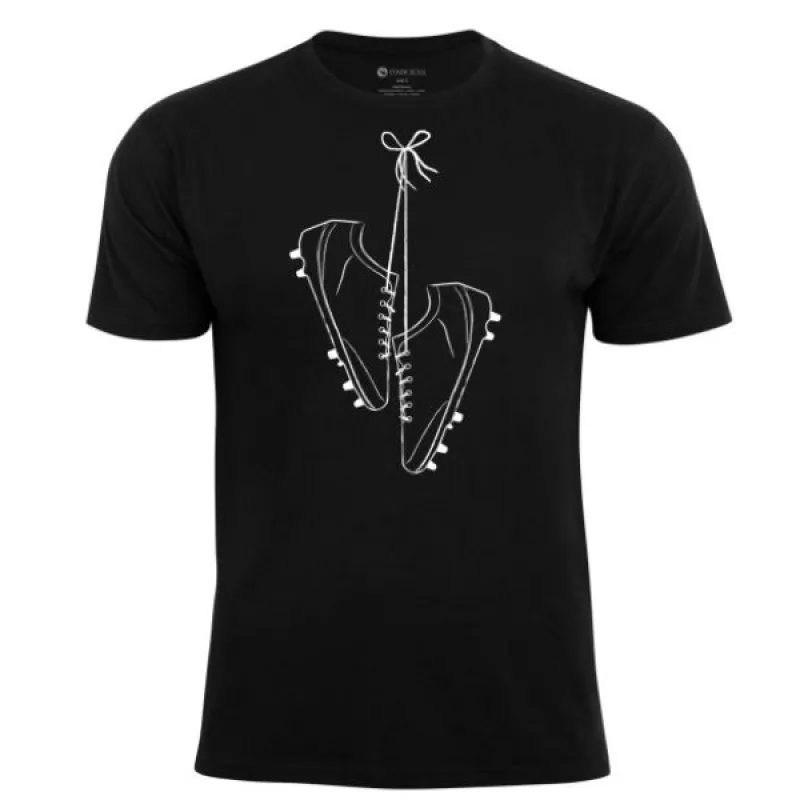 Stark Soul® Futbalové Kopačky Prémiové Pánske Tričko krátky rukáv čierne XL