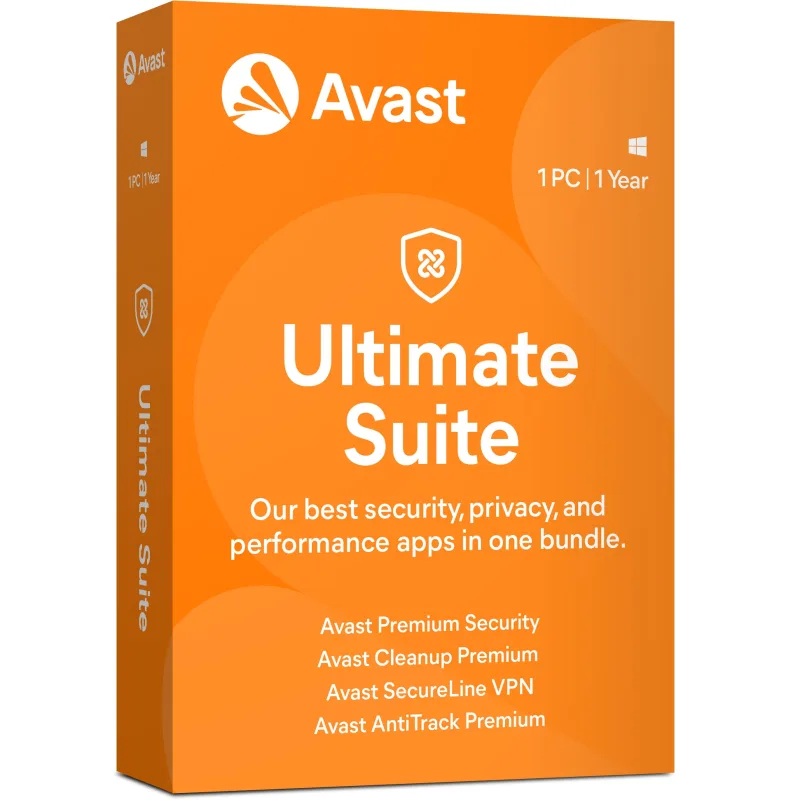 Renew AVAST Ultimate for Windows- 1 PC 1Y avu-1-12m