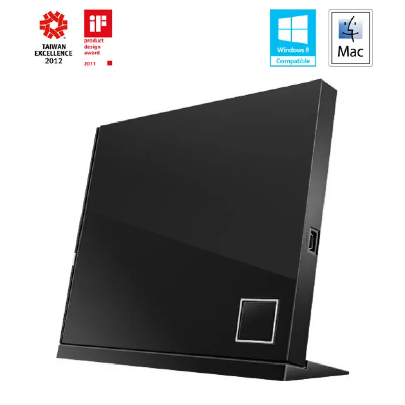 ASUS SBW-06D2X-U černá slim BDXL Bluray USB-A 90-DT20305-UA199KZ