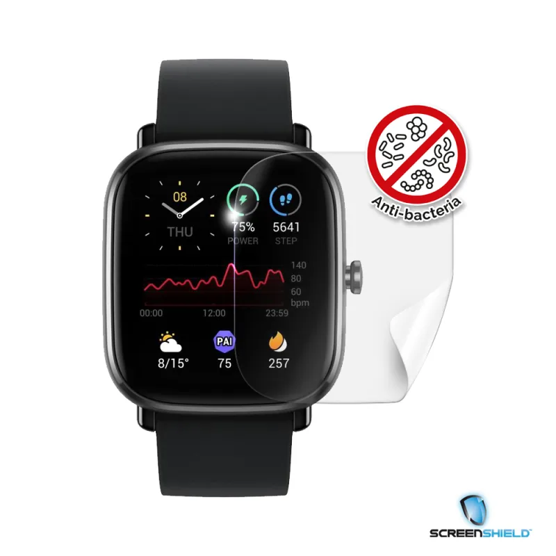 Screenshield Anti-Bacteria XIAOMI Amazfit GTS 2 mini folie na displej XIA-AFGTS2MNAB-D