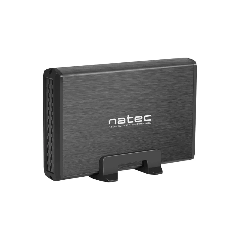 Externí box pro HDD 3,5" USB 3.0 Natec Rhino, černý, včetně napájecího adaptéru NKZ-0448