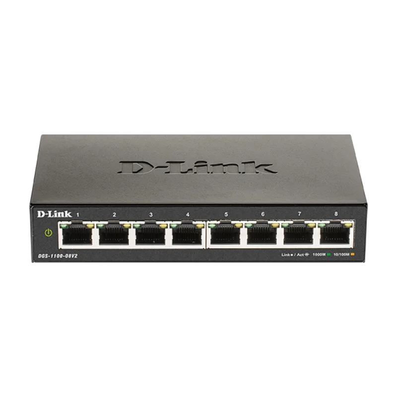D-Link DGS-1100-08V2 Easy Smart Switch 10/100/1000 DGS-1100-08V2/E