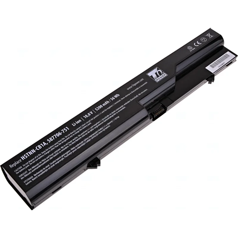Baterie T6 Power pro HP ProBook 4320s, 4420s, 4520s, HP 320, 325, 420, 620, 5200mAh, 56Wh, 6cell NBHP0065