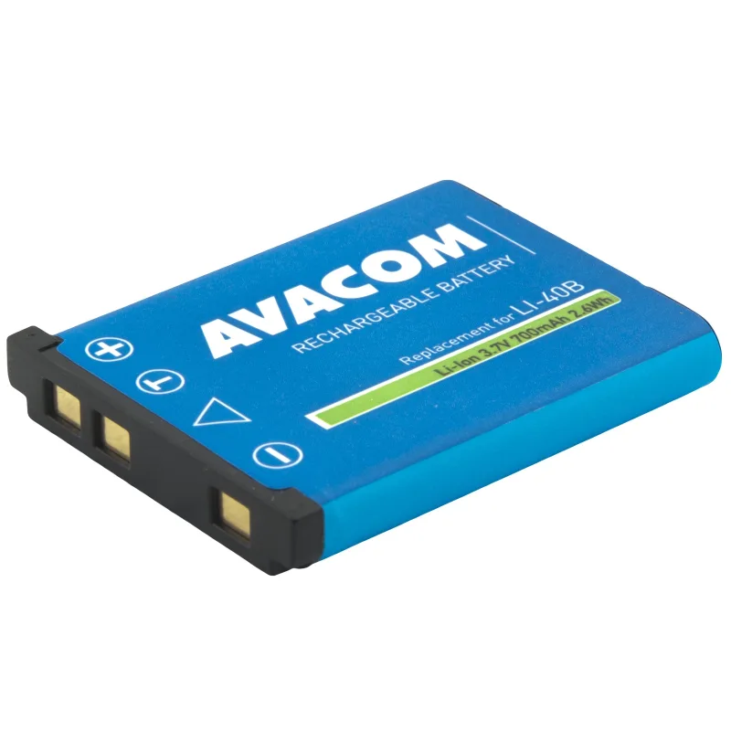 Baterie AVACOM Olympus Li-40B, Li-42B, Fujifilm NP-45, Nikon EN-EL10 Li-Ion 3.6V 700mAh 2.6Wh DIOL-LI40-B700