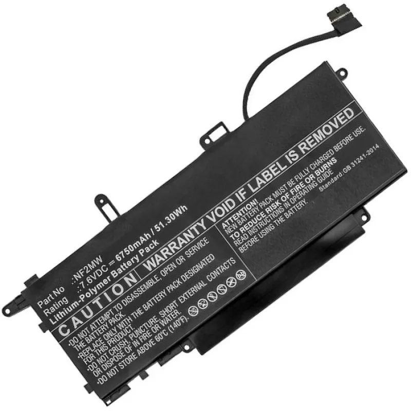 2-POWER Baterie 7,6V 6750mAh pro Dell Latitude 7400 2-in-1 77053446