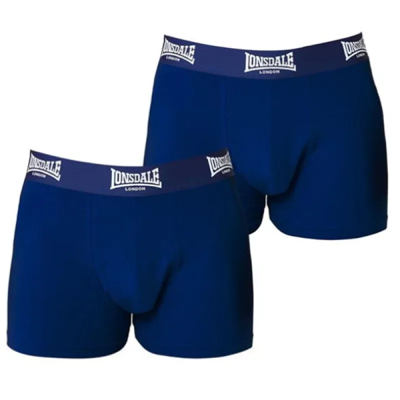 Prémiové Pánske Trenky Lonsdale 2ks modré XXL