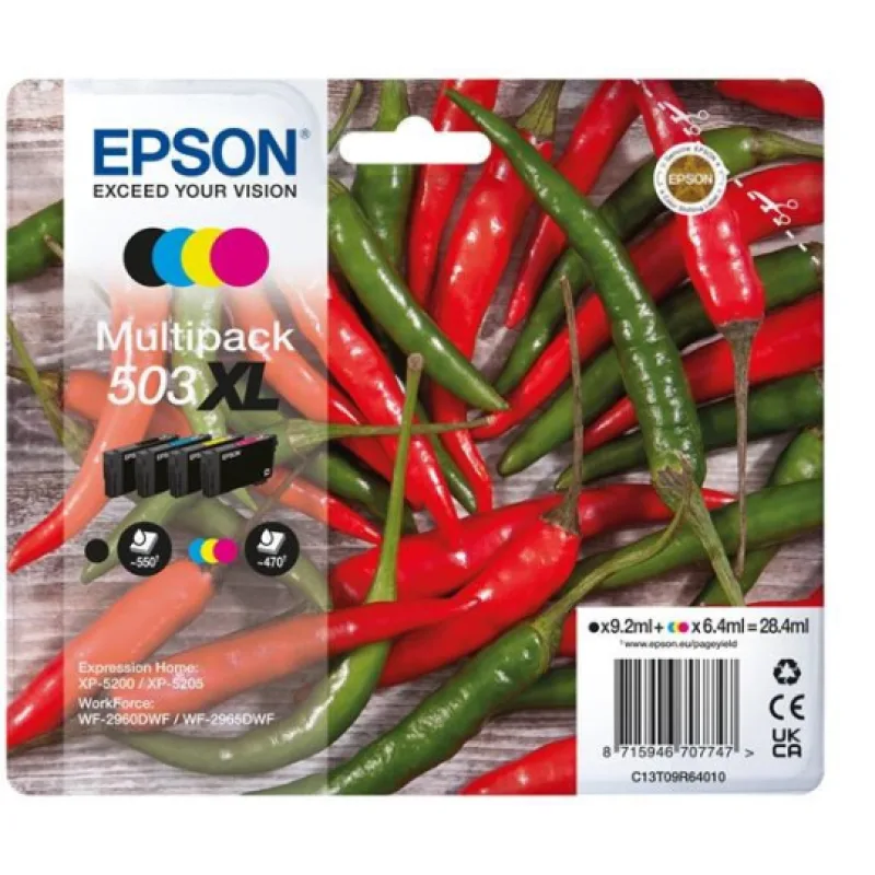 EPSON Multipack 4-colours 503XL Ink C13T09R64020