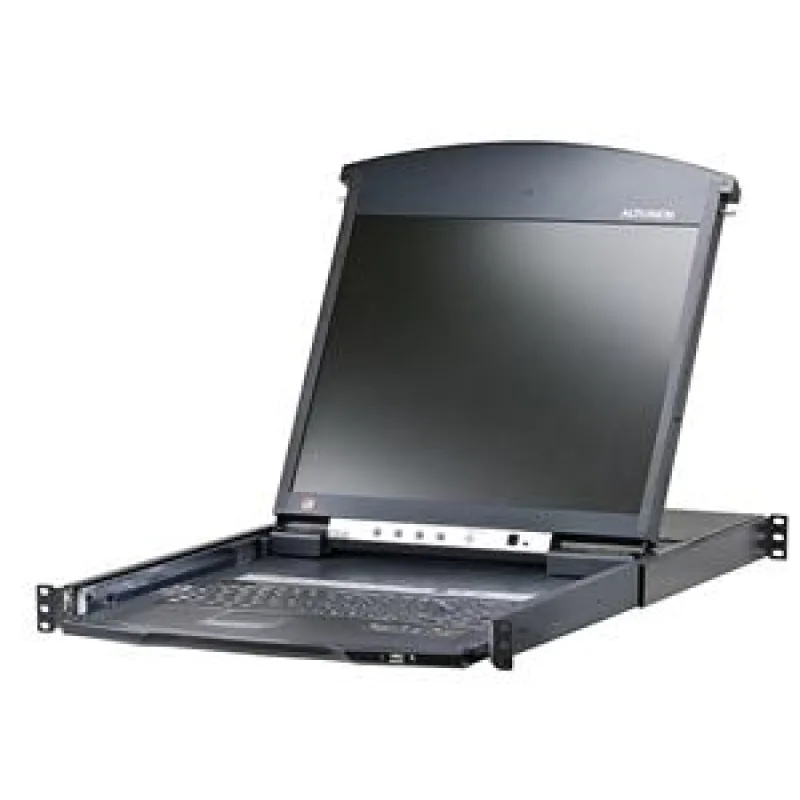 Aten 8-port Cat.5 KVM,dual rail rack, 19" LCD, IP KL-1508AIN