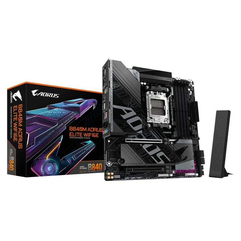 GIGABYTE B840M AORUS ELITE WIFI6E/AM5/mATX B840M A ELITE WIFI6E