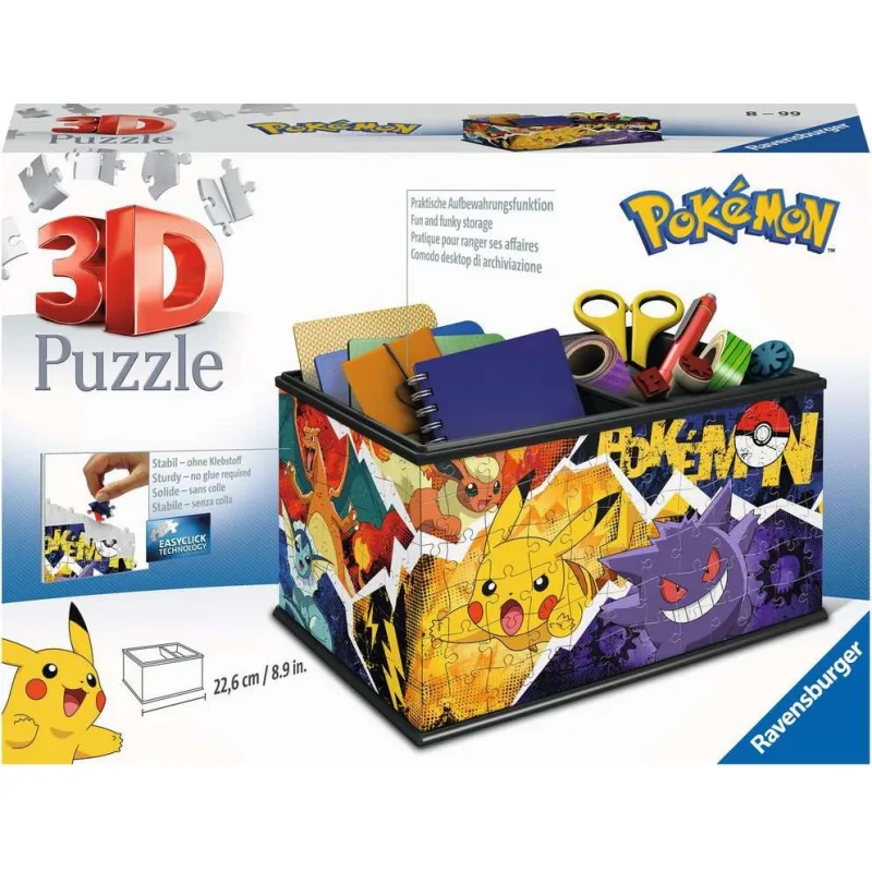 Ravensburger 3D puzzle úložný box: Pokémon 216 dielikov