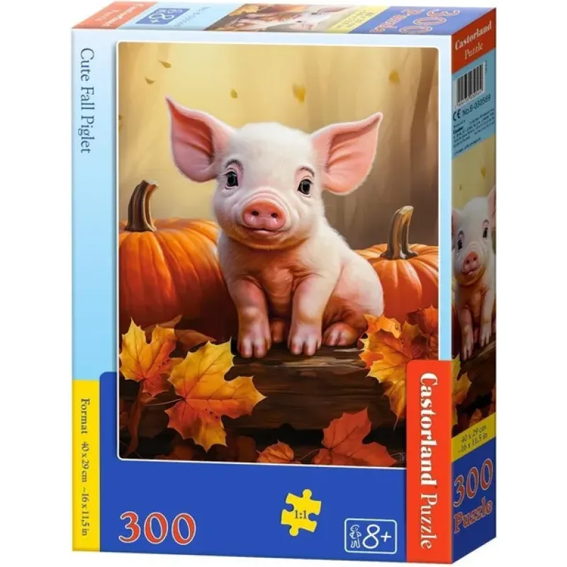 Castorland Puzzle Roztomilé jesenné prasiatko 60 dielikov