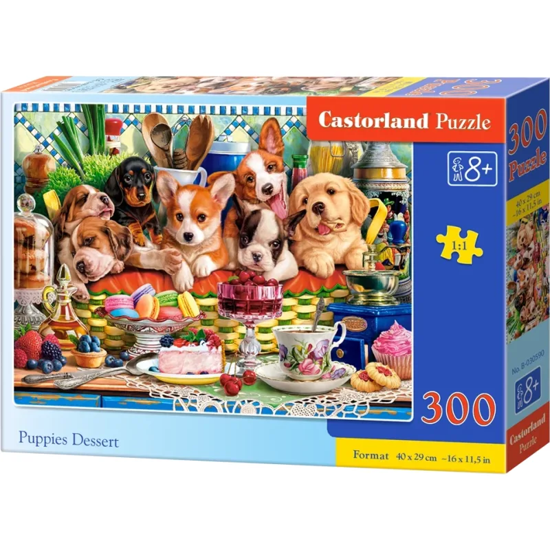 Puzzle pre deti Castorland 300 dielikov Dezert pre šteniatka