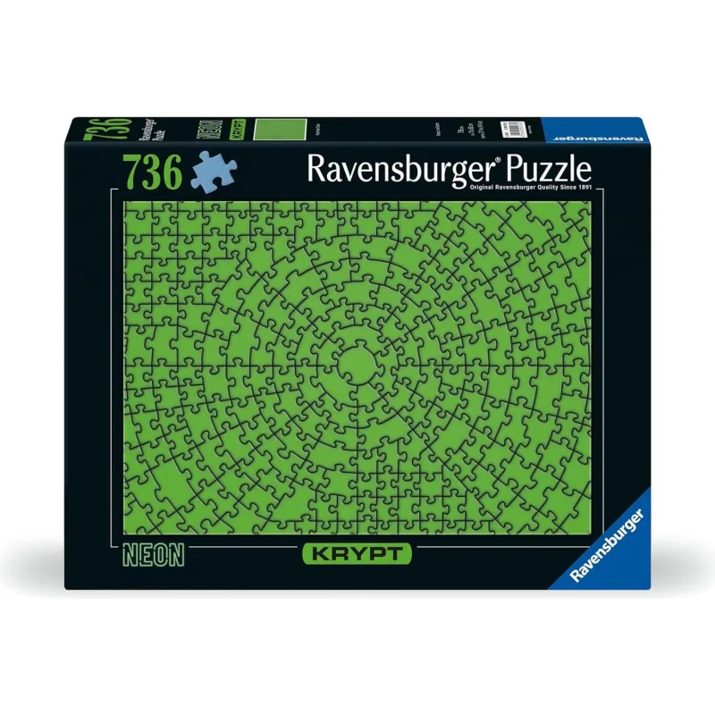 Puzzle Ravensburger 736 dielikov Krypt Neon Green