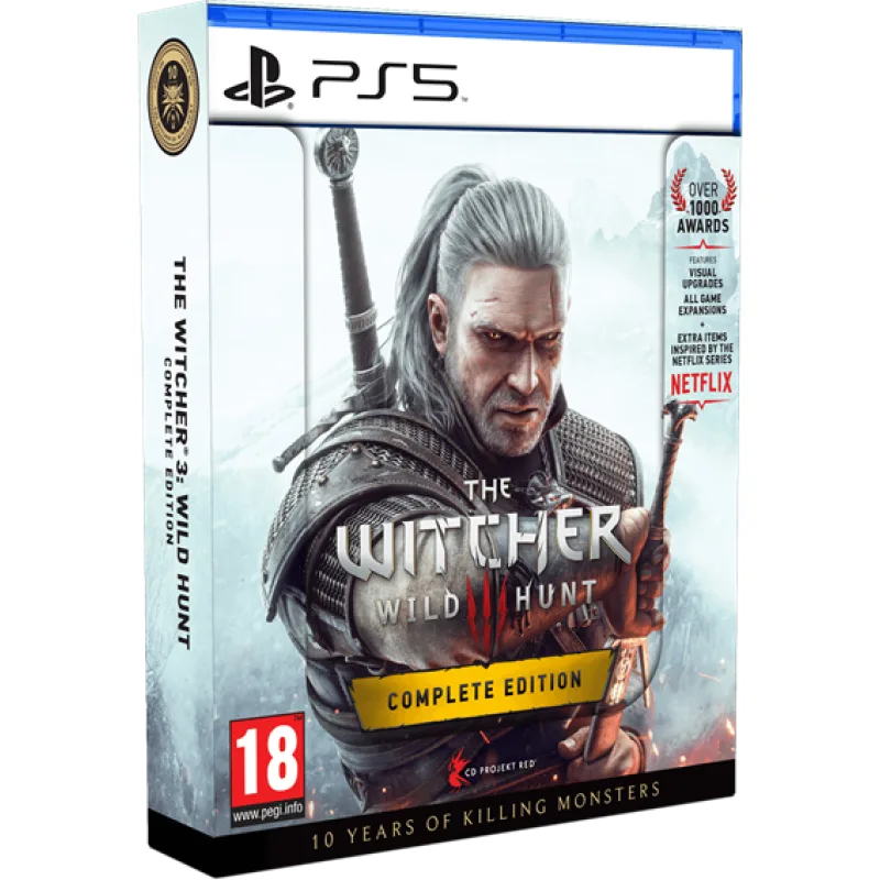 COMGAD PS5 - The Witcher 3: The Wild Hunt - Complete Edition + 10th Anniversary Steelbook 5908305250463